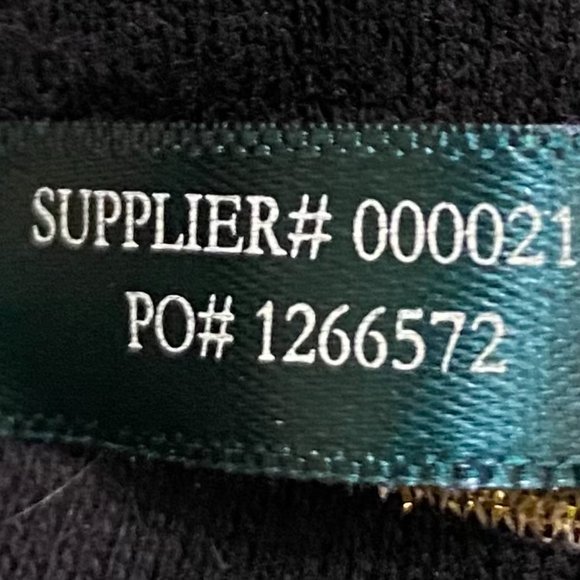 RALPH LAUREN Knit Top, Black and Gold Stripes, Size M, SKU 000363-12 - Picture 5 of 9